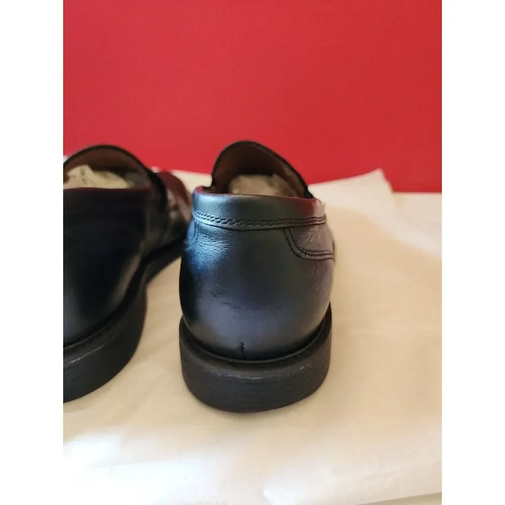 Johnston & Murphy XC4 System Waterproof Sheepskin Shoes Sz 9 M Dual Width Black